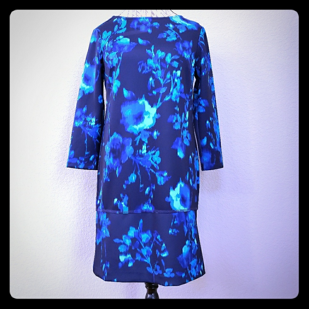 Daisy Fuentes Watercolor Shift Dress